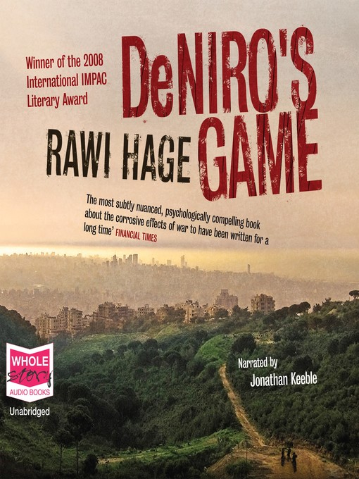 Cover image for De Niro's Game